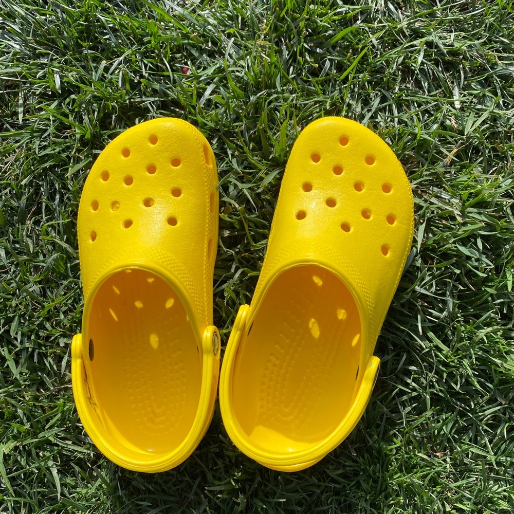 Yellow Crocs